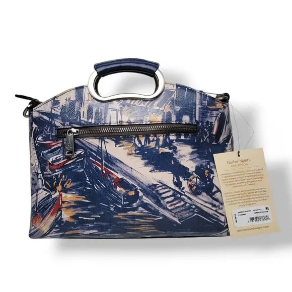 NWT Patricia Nash Harbor Nights Purse Leather Satchel Handbag Shoulder Bag - Picture 5 of 11